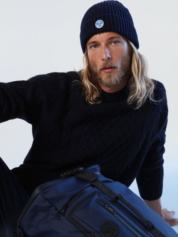 CABLE-KNIT JUMPER Navy blue Clothing Men X20HV769 North Sails