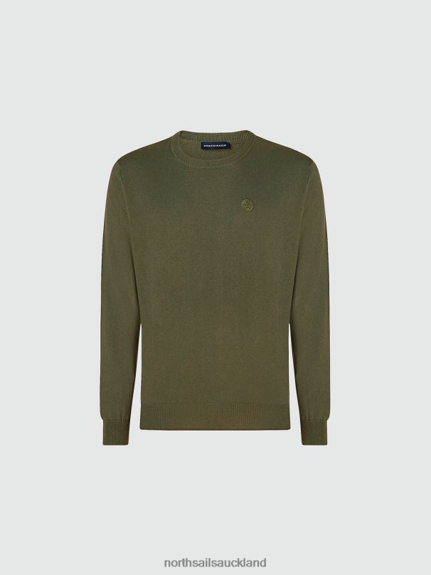 CREW-NECK JUMPER Ivy green Clothing Men X20HV905 North Sails