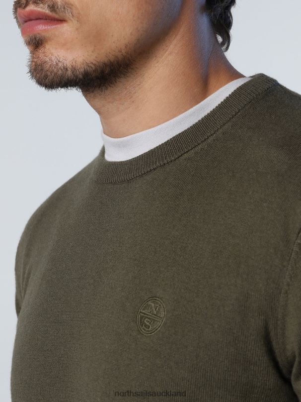 CREW-NECK JUMPER Ivy green Clothing Men X20HV905 North Sails