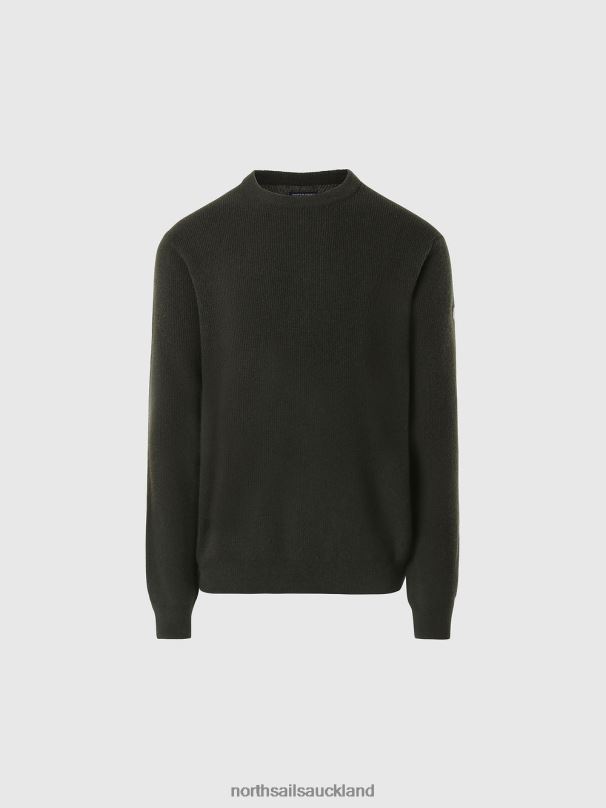 CREW-NECK JUMPER NEW Forest night Clothing Men X20HV678 North Sails