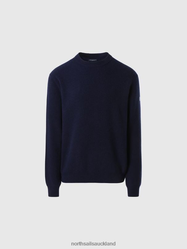 CREW-NECK JUMPER NEW Navy blue Clothing Men X20HV680 North Sails
