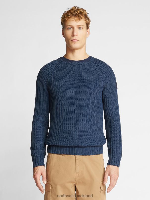 CREW-NECK JUMPER Navy blue Clothing Men X20HV1104 North Sails