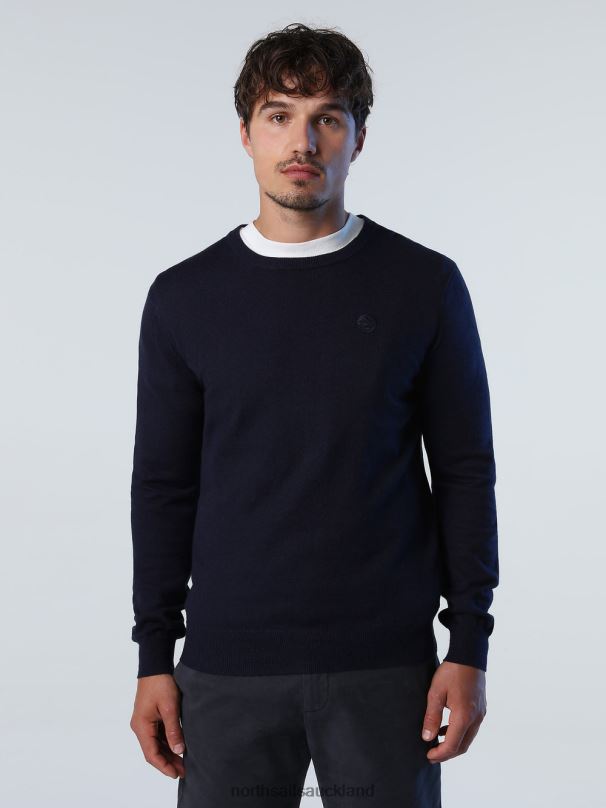 CREW-NECK JUMPER Navy blue Clothing Men X20HV909 North Sails