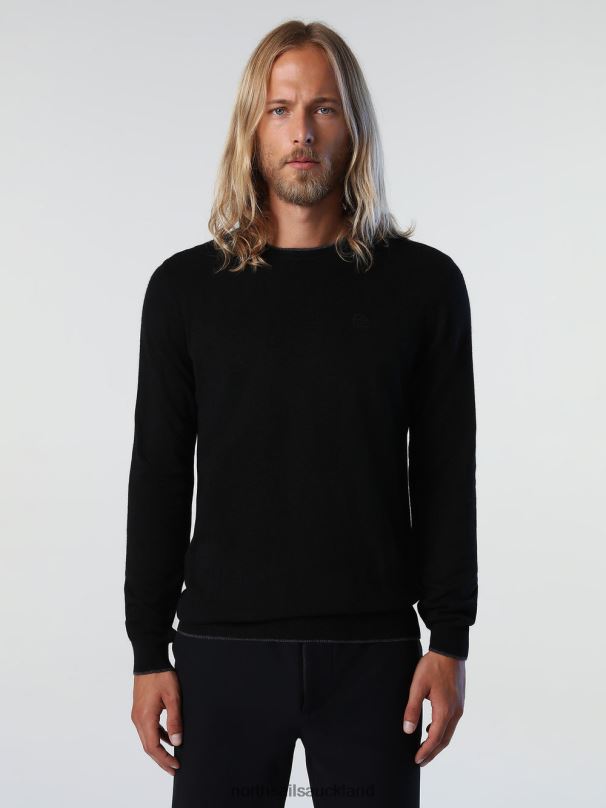 ECO CASHMERE JUMPER Black Clothing Men X20HV894 North Sails