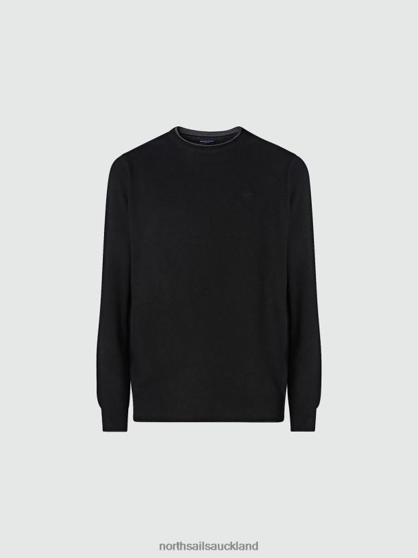 ECO CASHMERE JUMPER Black Clothing Men X20HV894 North Sails