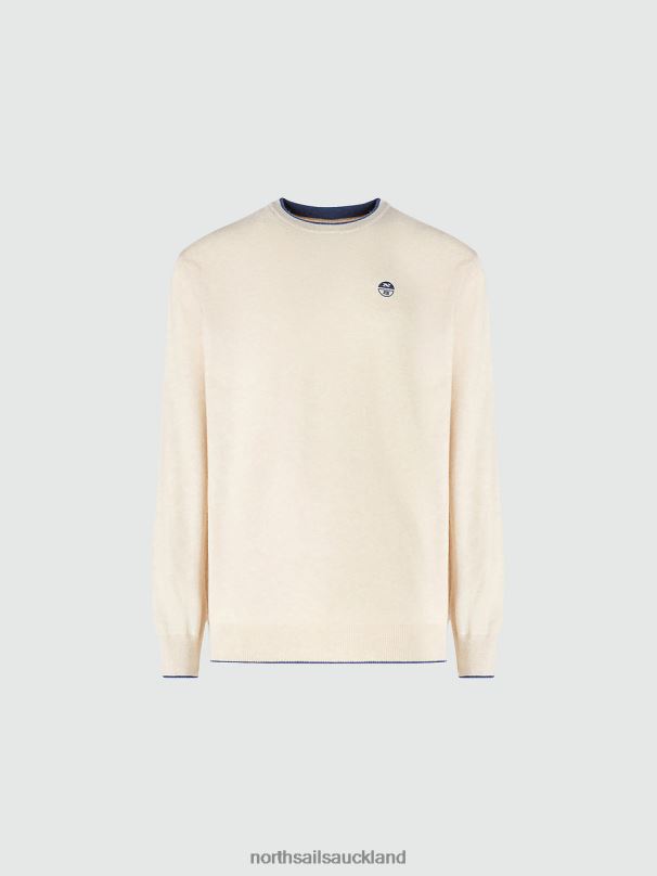 ECO CASHMERE JUMPER Butter Clothing Men X20HV883 North Sails