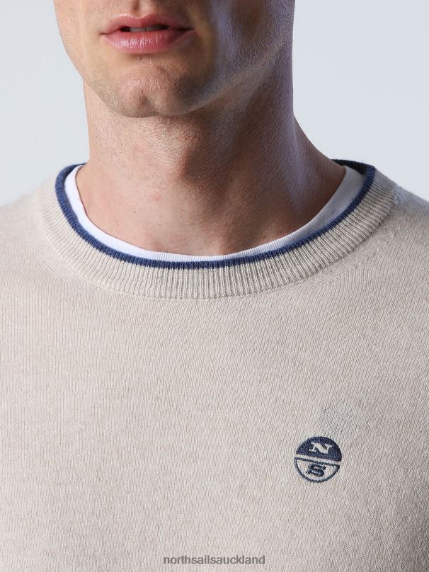 ECO CASHMERE JUMPER Butter Clothing Men X20HV883 North Sails