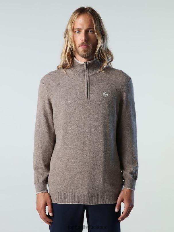 ECO-CASHMERE JUMPER Fossil melange Clothing Men X20HV792 North Sails