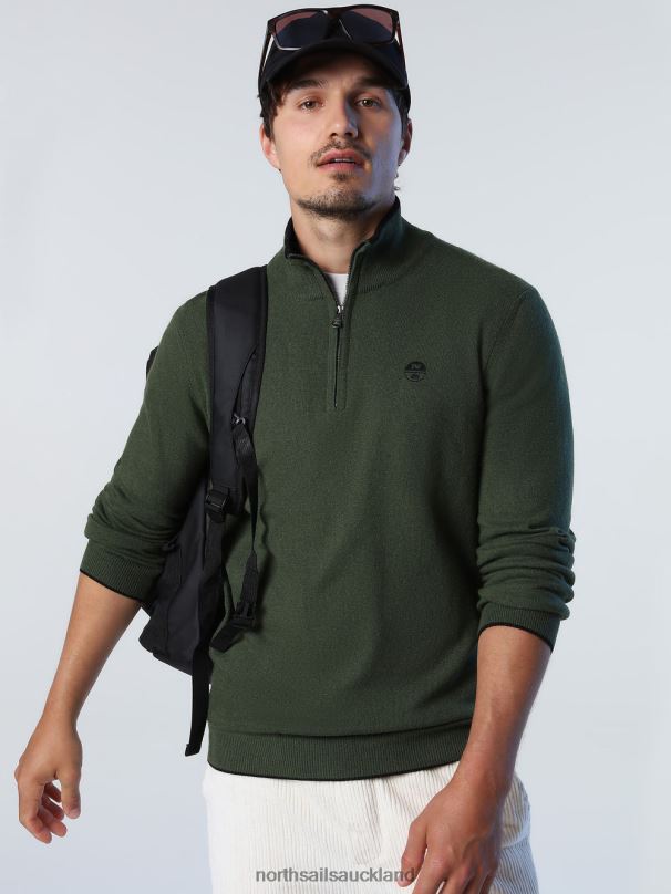 ECO-CASHMERE JUMPER Ivy green Clothing Men X20HV793 North Sails