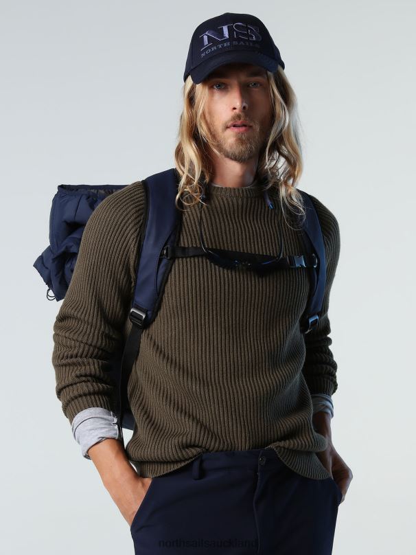 FISHERMAN'S RIB JUMPER Ivy green Clothing Men X20HV979 North Sails