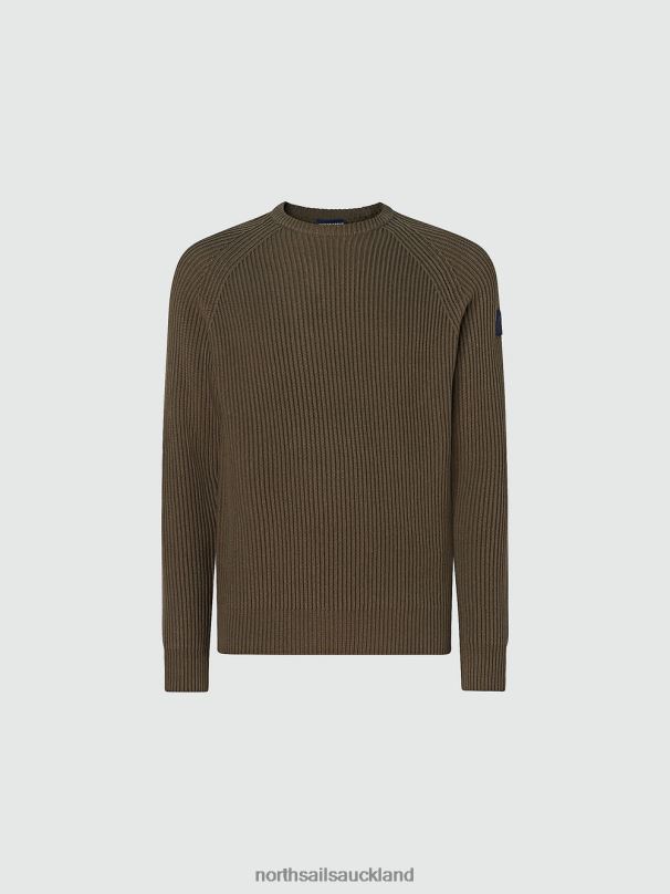 FISHERMAN'S RIB JUMPER Ivy green Clothing Men X20HV979 North Sails