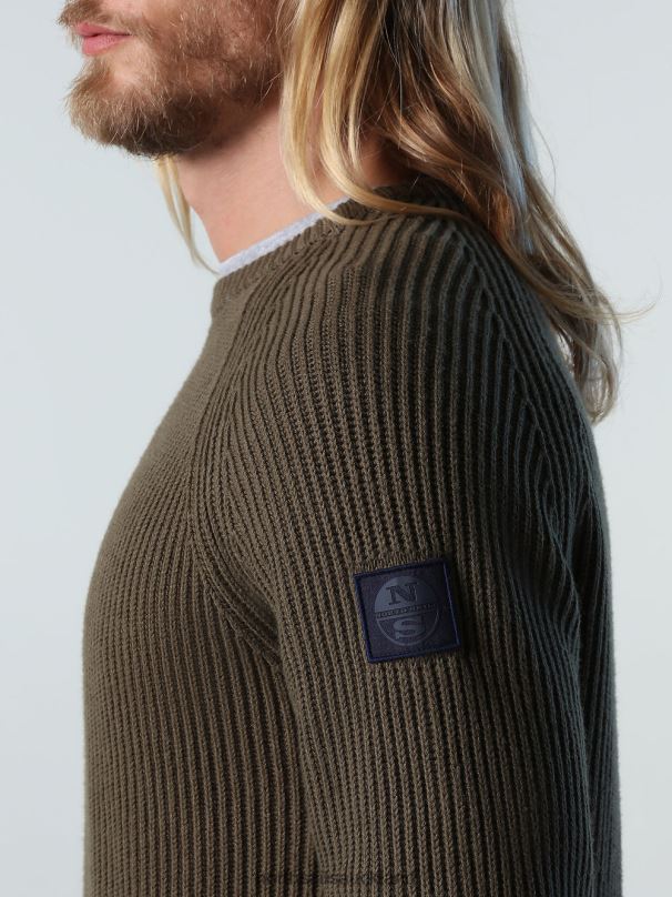 FISHERMAN'S RIB JUMPER Ivy green Clothing Men X20HV979 North Sails