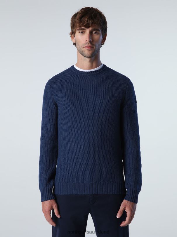 HONEYCOMB STITCH JUMPER Dark denim Clothing Men X20HV898 North Sails