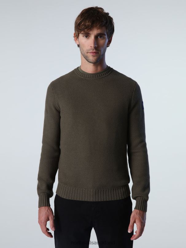 HONEYCOMB STITCH JUMPER Ivy green Clothing Men X20HV896 North Sails