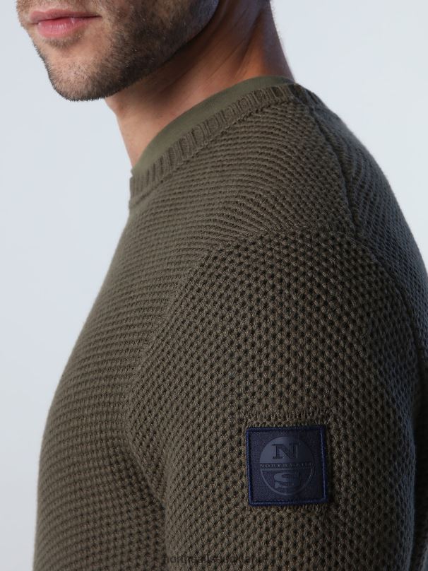 HONEYCOMB STITCH JUMPER Ivy green Clothing Men X20HV896 North Sails