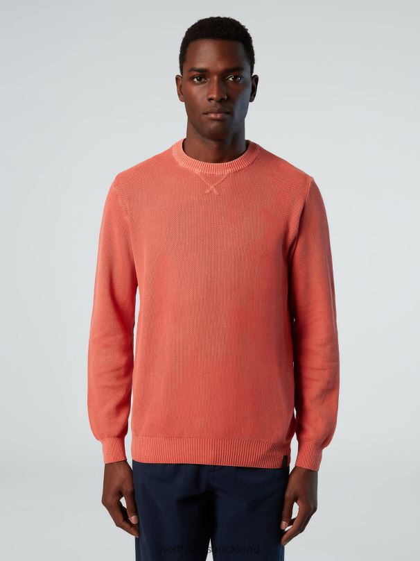 ORGANIC COTTON CREW-NECK Spiced coral Clothing Men X20HV243 North Sails