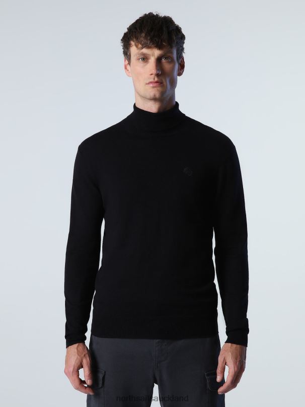 TURTLENECK JUMPER Black Clothing Men X20HV880 North Sails