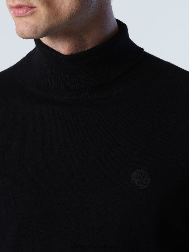 TURTLENECK JUMPER Black Clothing Men X20HV880 North Sails