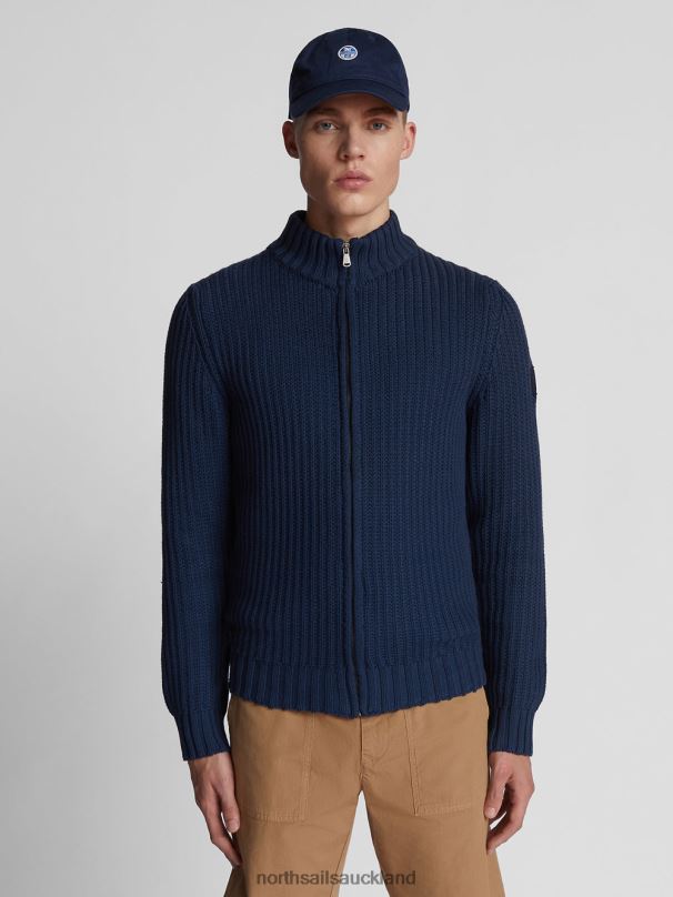 ZIP-UP CARDIGAN Navy blue Clothing Men X20HV1241 North Sails