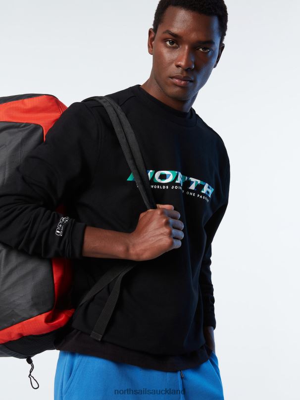 CREWNECK SWEATSHIRT Black Clothing Men X20HV259 North Sails