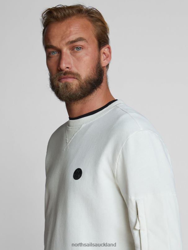 CREW-NECK SWEATSHIRT Blanc Clothing Men X20HV1235 North Sails