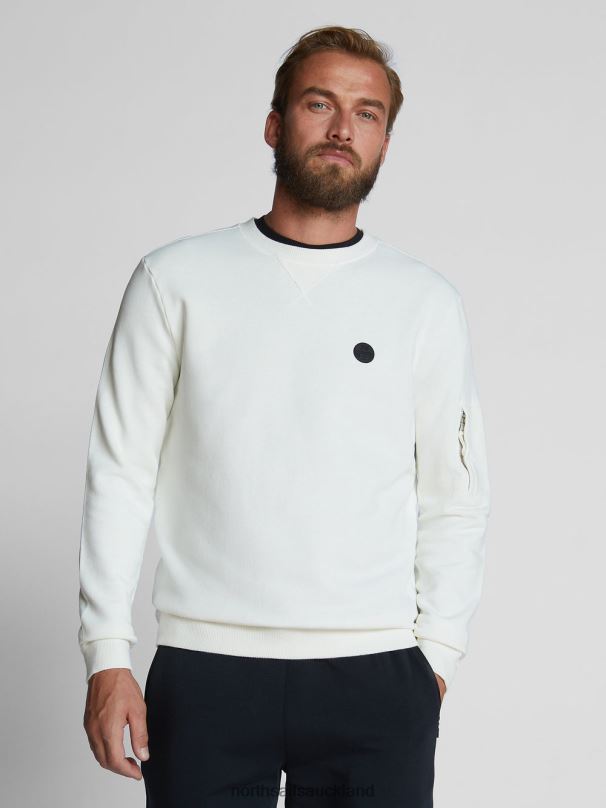 CREW-NECK SWEATSHIRT Blanc Clothing Men X20HV1235 North Sails