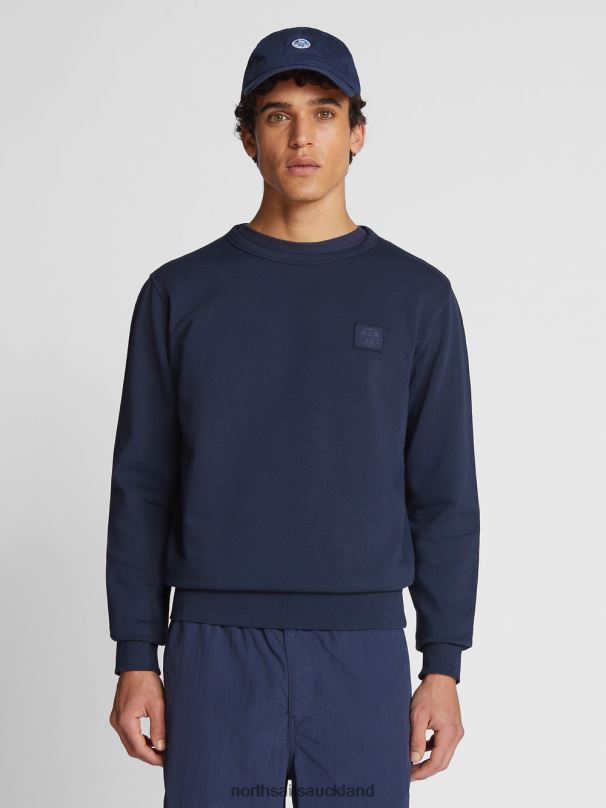 CREW-NECK SWEATSHIRT Navy blue Clothing Men X20HV1282 North Sails