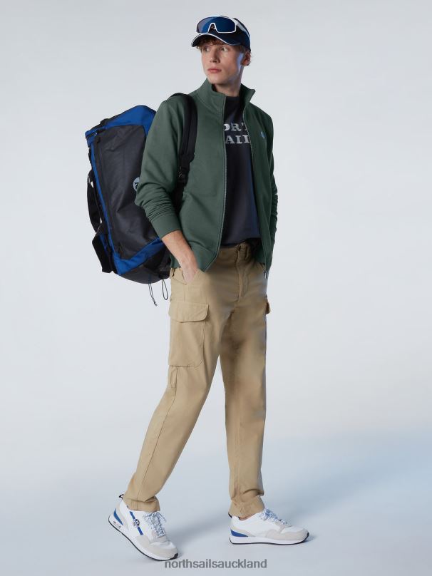 FULL-ZIP SWEATSHIRT Military green Clothing Men X20HV289 North Sails