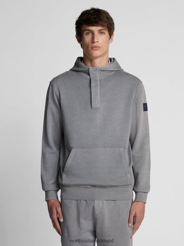 HOODED SWEATSHIRT Grey Clothing Men X20HV1111 North Sails