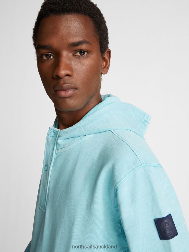 HOODED SWEATSHIRT Sky blue Clothing Men X20HV1109 North Sails