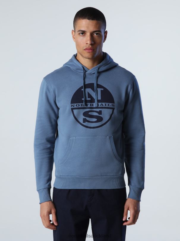 LOGO HOODIE China blue Clothing Men X20HV786 North Sails
