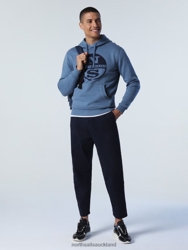 LOGO HOODIE China blue Clothing Men X20HV786 North Sails