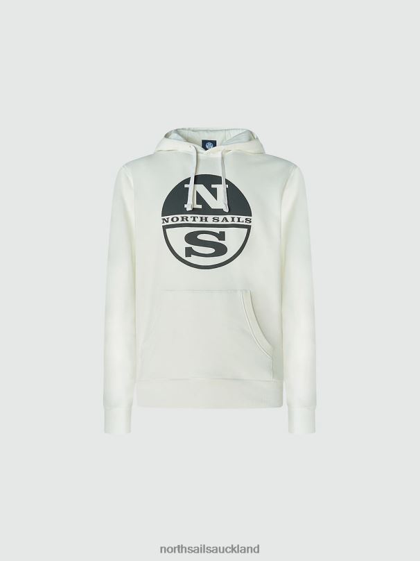 LOGO HOODIE Marshmallow Clothing Men X20HV784 North Sails