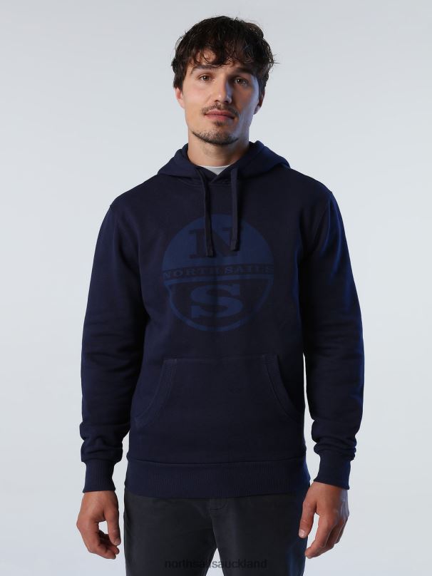 LOGO HOODIE Navy blue Clothing Men X20HV787 North Sails