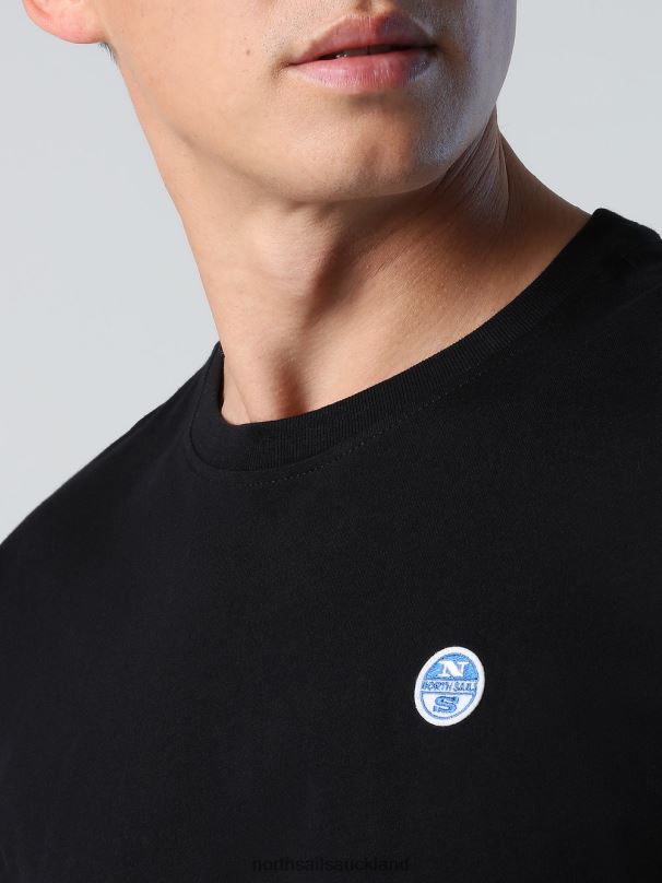 LONG-SLEEVED TOP WITH LOGO Black Clothing Men X20HV305 North Sails