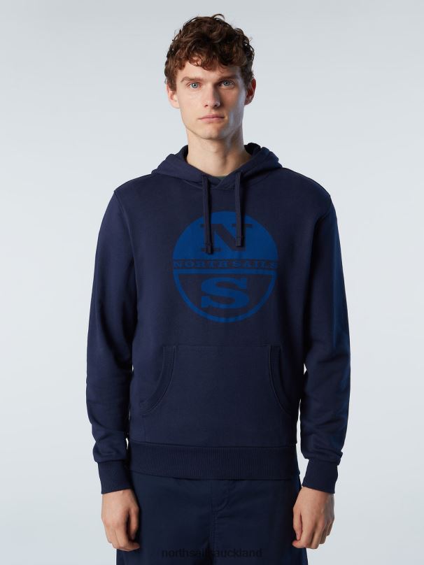 MAXI LOGO HOODIE Navy blue Clothing Men X20HV299 North Sails