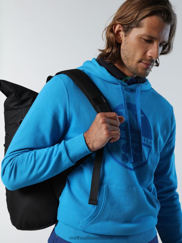 MAXI LOGO HOODIE Turquoise Clothing Men X20HV300 North Sails