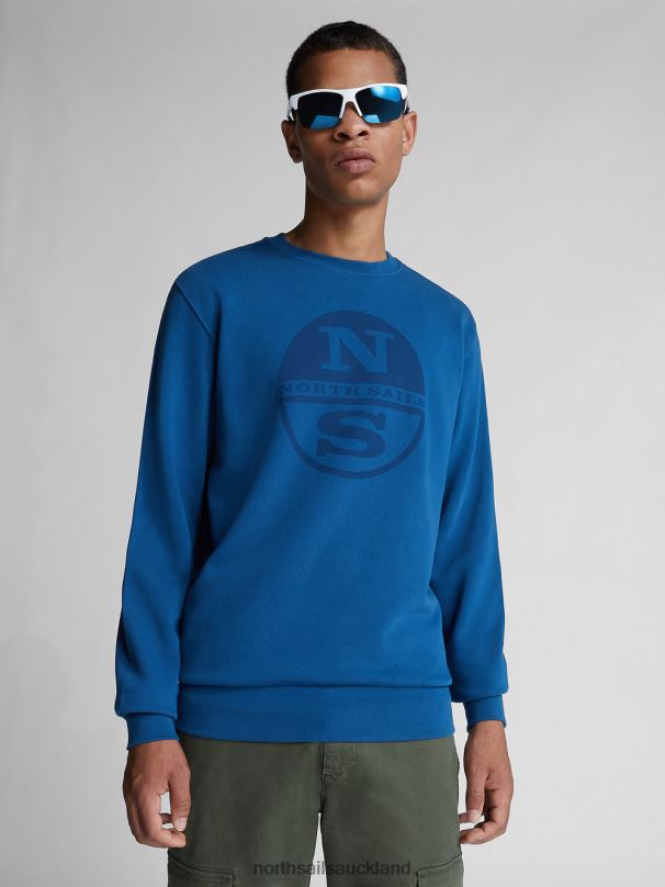 ORGANIC FLEECE SWEATSHIRT Poseidon Clothing Men X20HV1323 North Sails