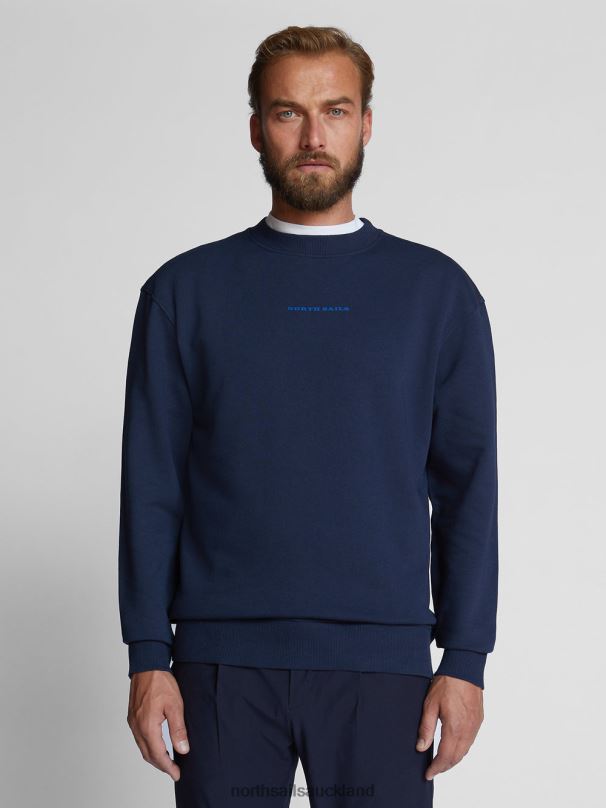 OVERSIZED SWEATSHIRT Navy blue Clothing Men X20HV1081 North Sails