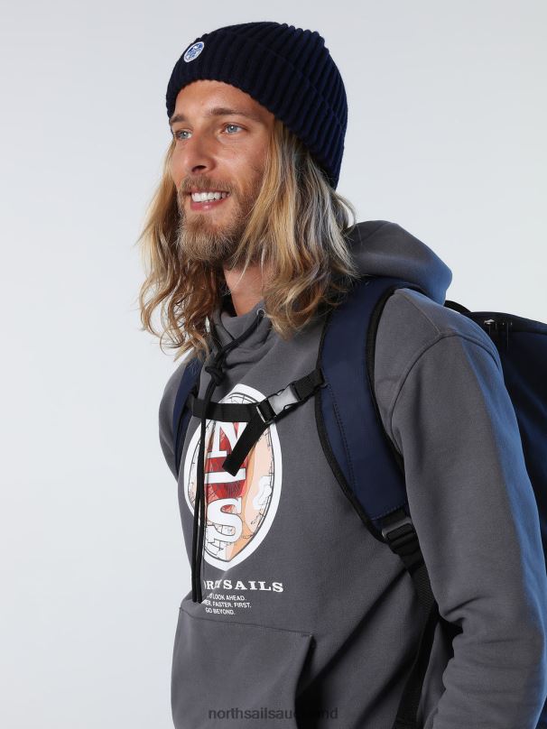 PRINTED HOODIE Asphalt Clothing Men X20HV1016 North Sails