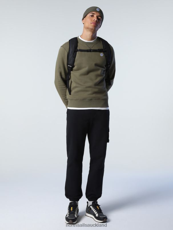 SWEATSHIRT WITH CHEST LOGO Ivy green Clothing Men X20HV735 North Sails