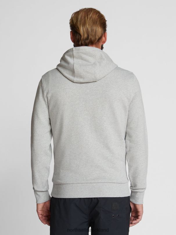 SWEATSHIRT WITH MAXI LOGO Grey melange Clothing Men X20HV1288 North Sails