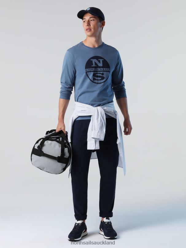 ORGANIC JERSEY T-SHIRT China blue Clothing Men X20HV815 North Sails