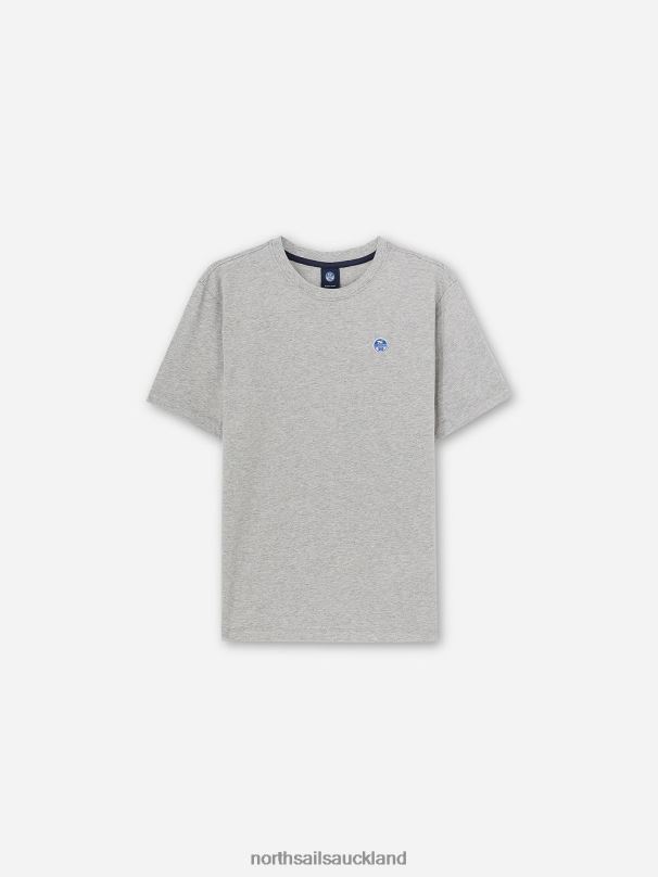 SHORT-SLEEVED T-SHIRT Grey melange Clothing Men X20HV1277 North Sails