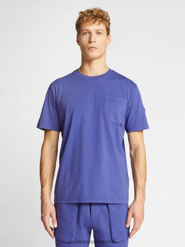 SHORT-SLEEVED T-SHIRT Wave blue Clothing Men X20HV1101 North Sails