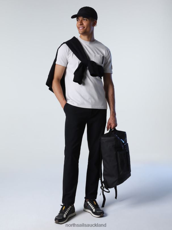 T-SHIRT WITH CHEST POCKET Grey violet Clothing Men X20HV812 North Sails