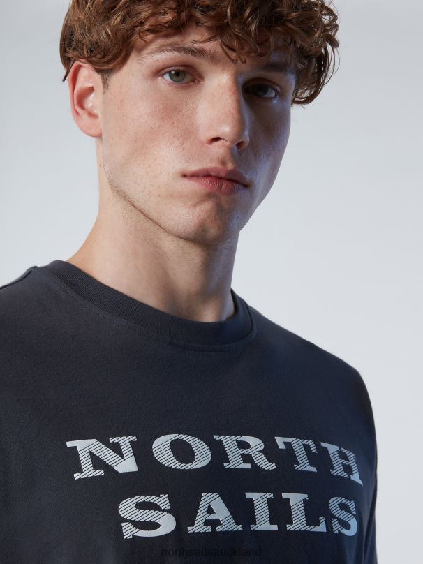 T-SHIRT WITH CHEST PRINT Asphalt Clothing Men X20HV146 North Sails