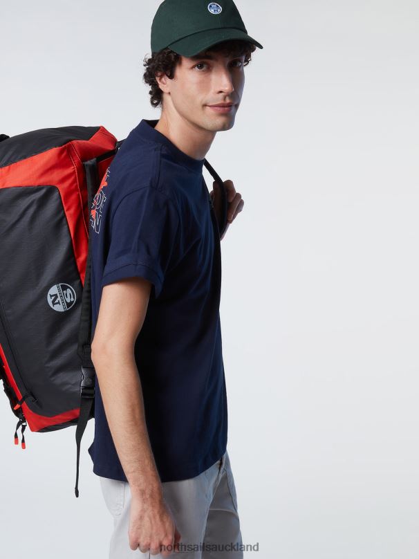 T-SHIRT WITH CHEST PRINT Navy blue Clothing Men X20HV165 North Sails