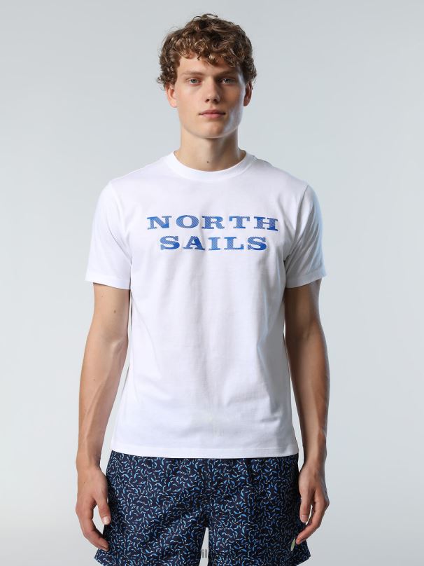 T-SHIRT WITH CHEST PRINT White Clothing Men X20HV141 North Sails