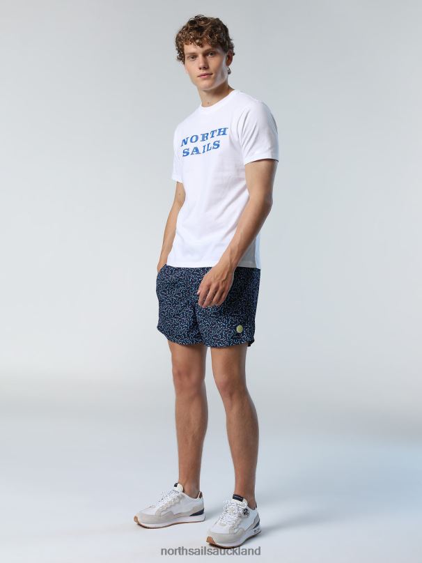 T-SHIRT WITH CHEST PRINT White Clothing Men X20HV141 North Sails